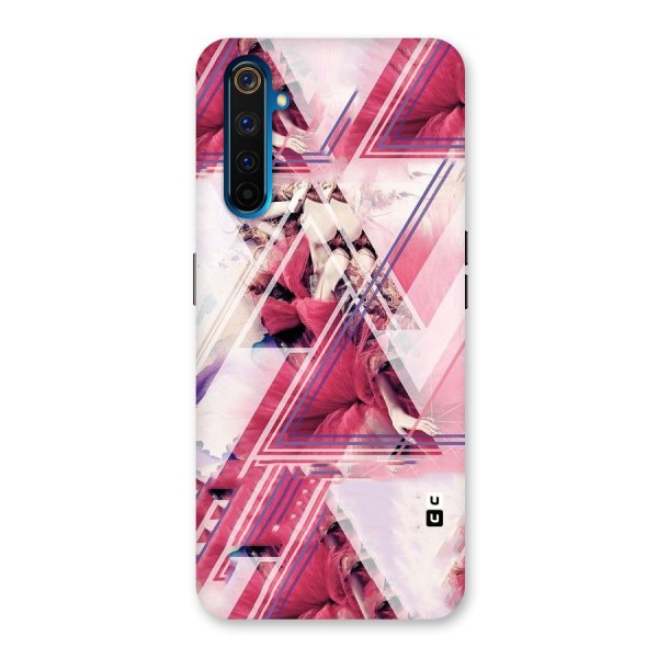 Pink Rose Abstract Back Case for Realme 6 Pro