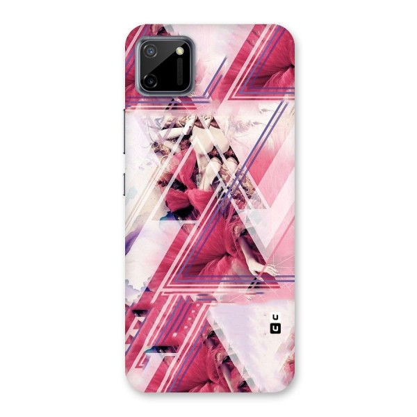 Pink Rose Abstract Back Case for Realme C11