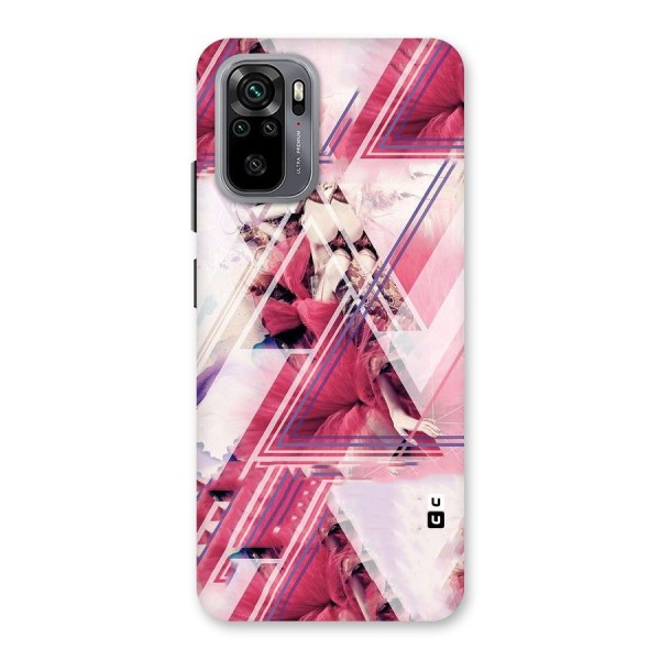 Pink Rose Abstract Back Case for Redmi Note 10