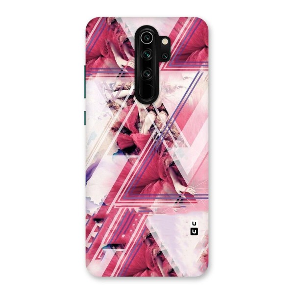 Pink Rose Abstract Back Case for Redmi Note 8 Pro