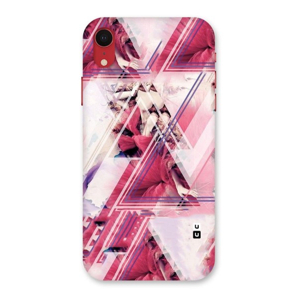 Pink Rose Abstract Back Case for iPhone XR