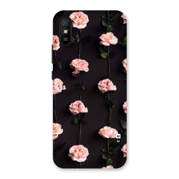 Pink Roses Back Case for Redmi 9i