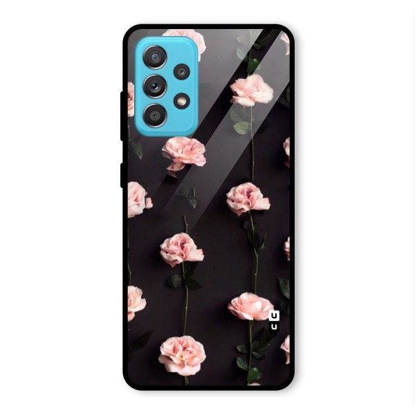 Pink Roses Glass Back Case for Galaxy A52s 5G