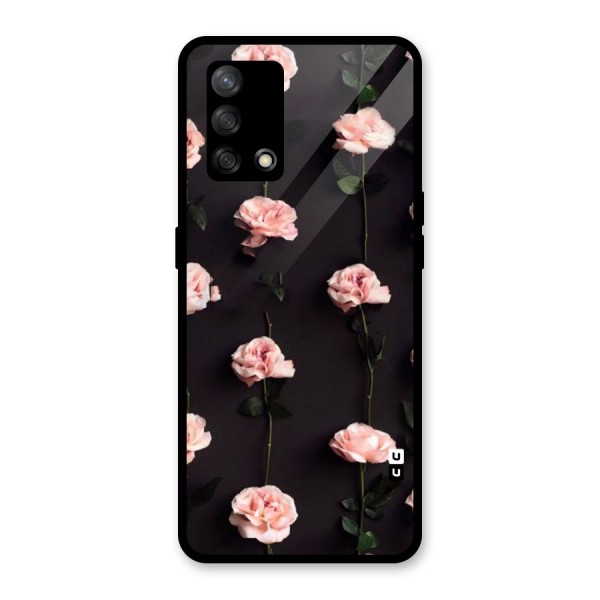 Pink Roses Glass Back Case for Oppo F19