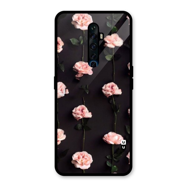 Pink Roses Glass Back Case for Oppo Reno2 Z