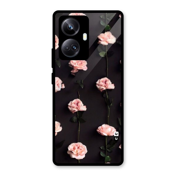 Pink Roses Glass Back Case for Realme 10 Pro Plus