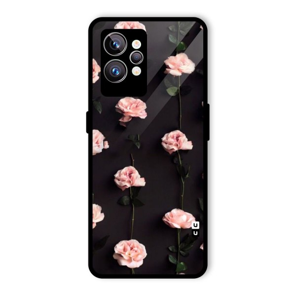 Pink Roses Glass Back Case for Realme GT2 Pro