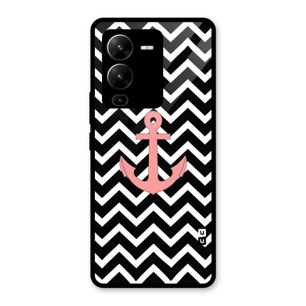 Pink Sailor Glass Back Case for Vivo V25 Pro