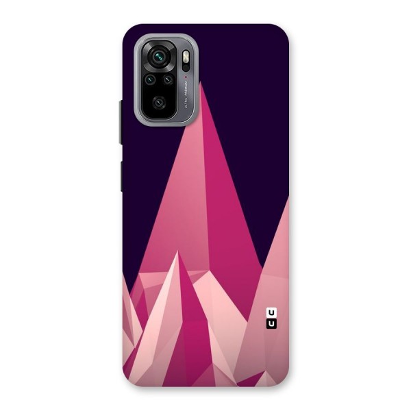 Pink Sharp Back Case for Redmi Note 10