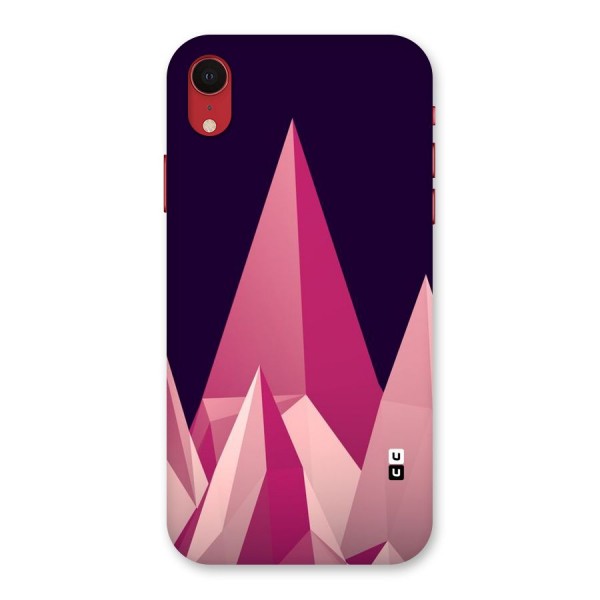 Pink Sharp Back Case for iPhone XR