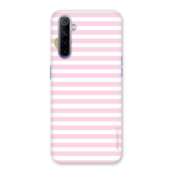 Pink Stripes Back Case for Realme 6