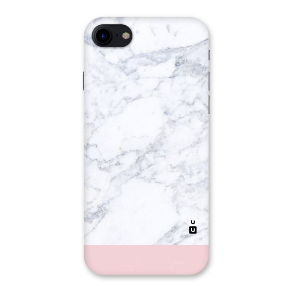 Pink White Merge Marble Back Case for iPhone SE 2020