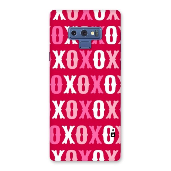 Pink White Xoxo Back Case for Galaxy Note 9