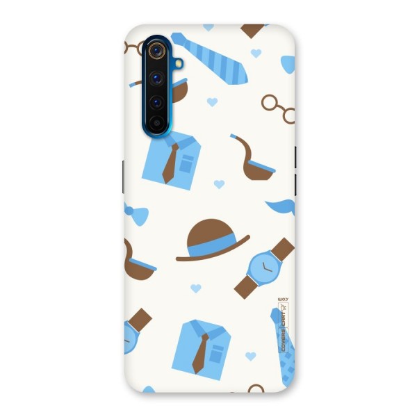 Pipe Hat Watch Pattern Back Case for Realme 6 Pro