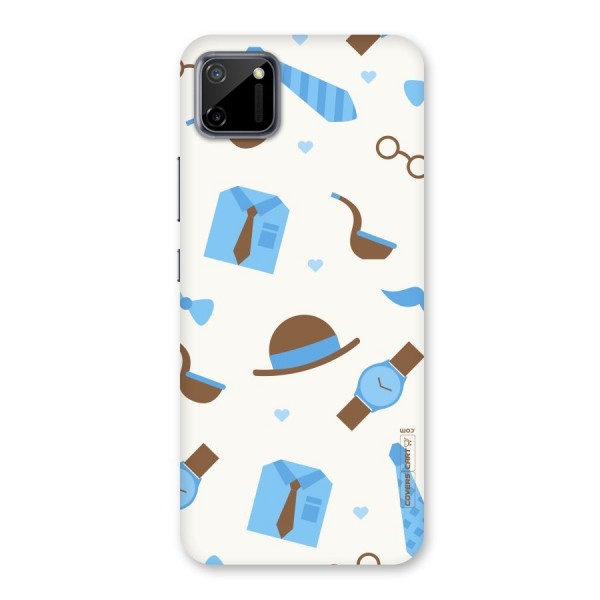 Pipe Hat Watch Pattern Back Case for Realme C11