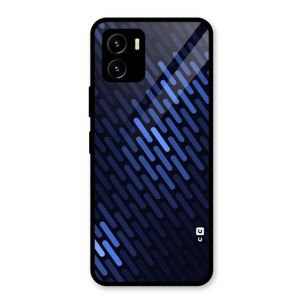 Pipe Shades Pattern Printed Glass Back Case for Vivo Y15s