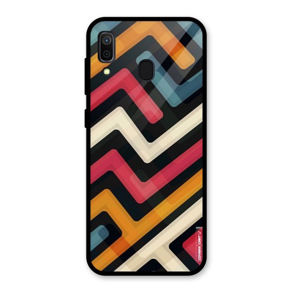 Pipelines Glass Back Case for Galaxy A30