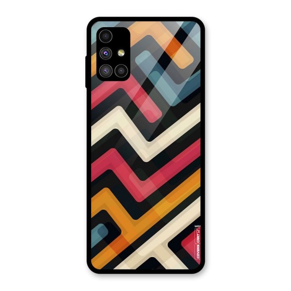 Pipelines Glass Back Case for Galaxy M51