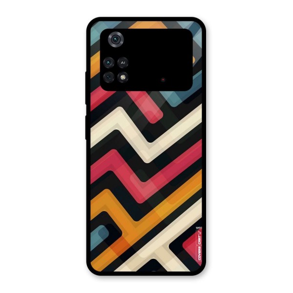 Pipelines Glass Back Case for Poco M4 Pro 4G