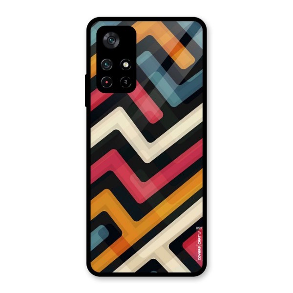 Pipelines Glass Back Case for Poco M4 Pro 5G