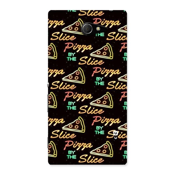 Pizza By Slice Back Case for Sony Xperia M2