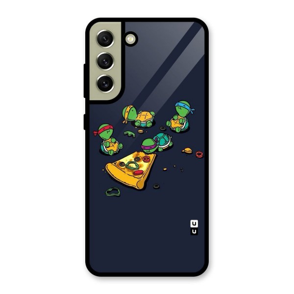 Pizza Overload Glass Back Case for Galaxy S21 FE 5G