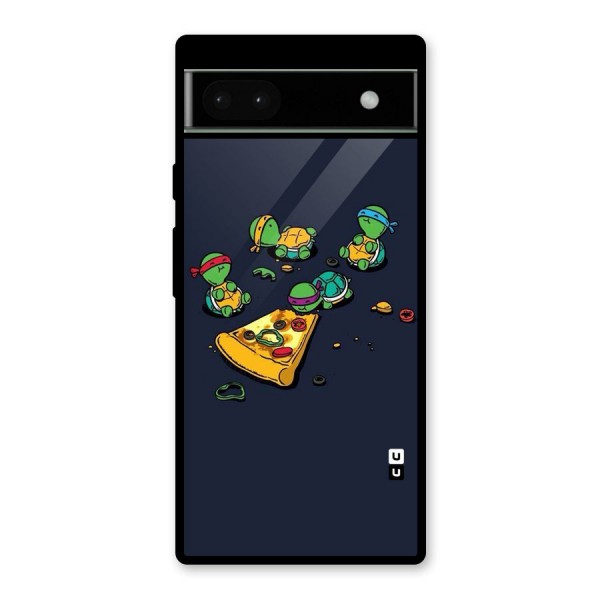 Pizza Overload Glass Back Case for Google Pixel 6a