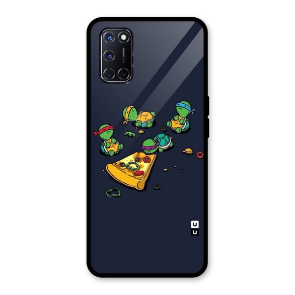 Pizza Overload Glass Back Case for Oppo A52