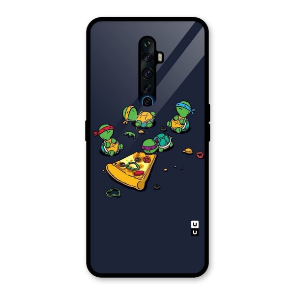 Pizza Overload Glass Back Case for Oppo Reno2 Z