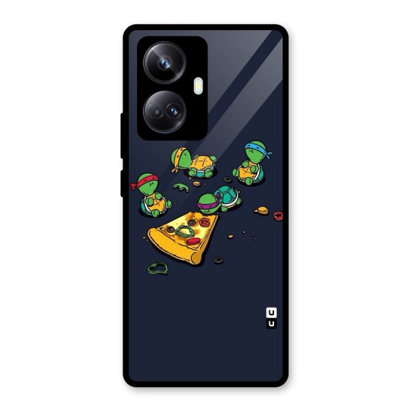 Pizza Overload Glass Back Case for Realme 10 Pro Plus