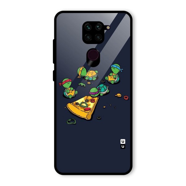 Pizza Overload Glass Back Case for Redmi Note 9