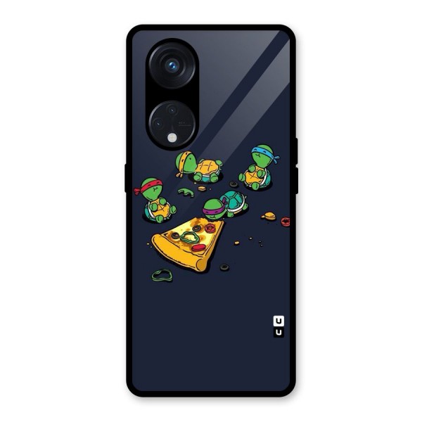 Pizza Overload Glass Back Case for Reno8 T 5G