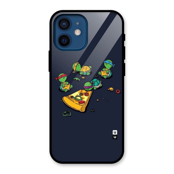 Pizza Overload Glass Back Case for iPhone 12 Mini