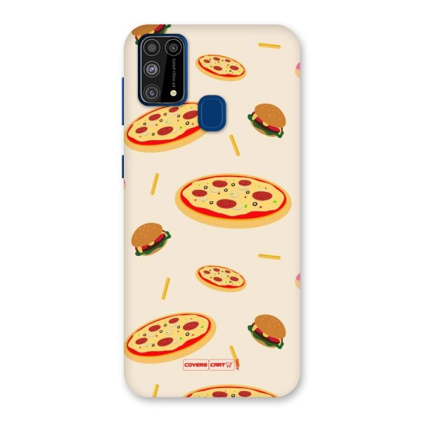 Pizza and Burger Love Back Case for Galaxy M31