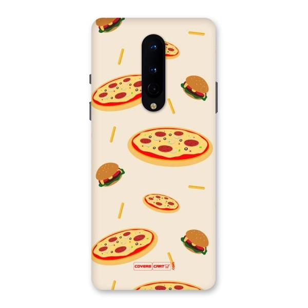 Pizza and Burger Love Back Case for OnePlus 8