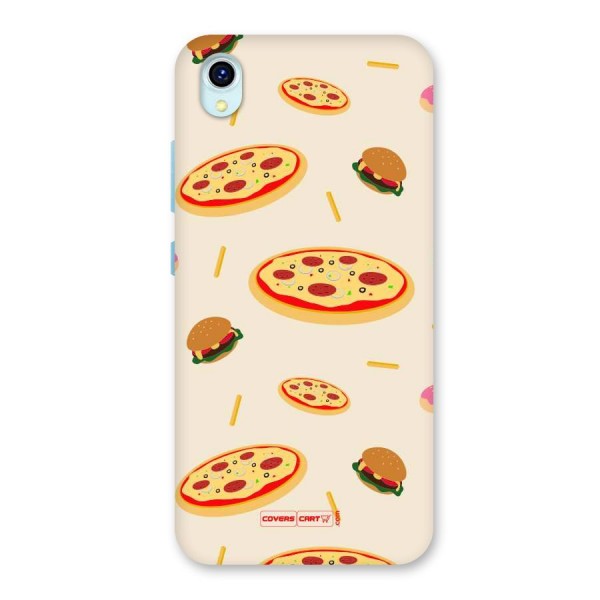 Pizza and Burger Love Back Case for Vivo Y1s