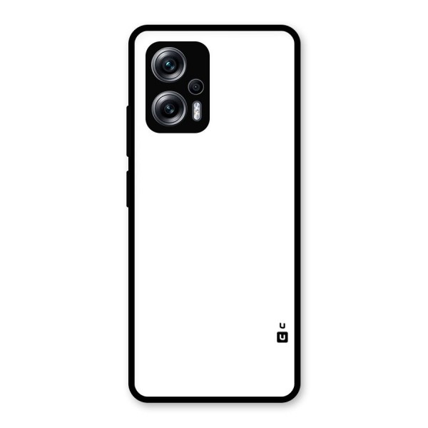 Plain White Glass Back Case for Redmi K50i