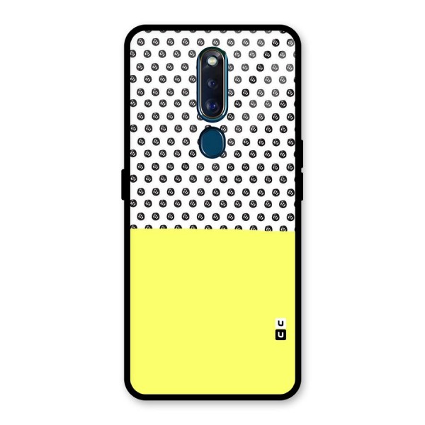 Plain and Pattern Glass Back Case for Oppo F11 Pro