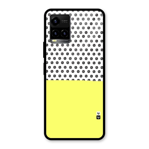 Plain and Pattern Glass Back Case for Vivo Y21A