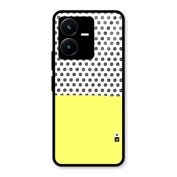 Plain and Pattern Glass Back Case for Vivo Y22