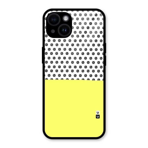 Plain and Pattern Glass Back Case for iPhone 14