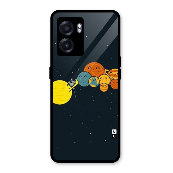 Planet Family Glass Back Case for Oppo K10 (5G)