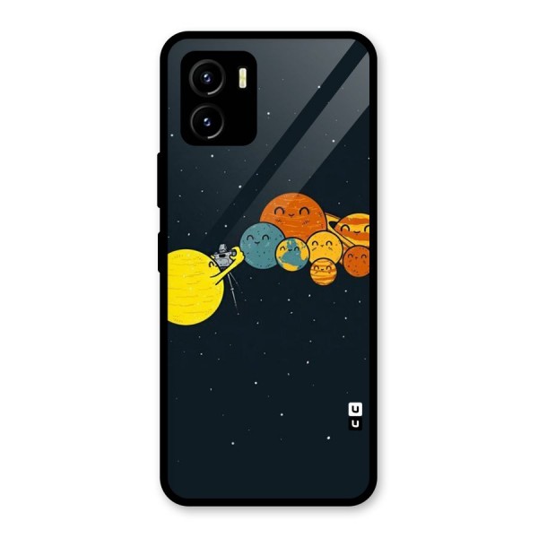 Planet Family Glass Back Case for Vivo Y15s