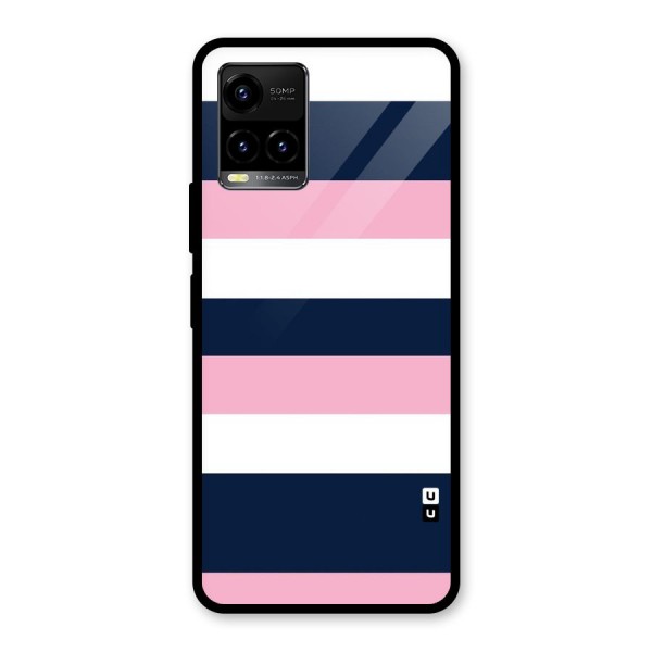 Play In Pastels Glass Back Case for Vivo Y21 2021