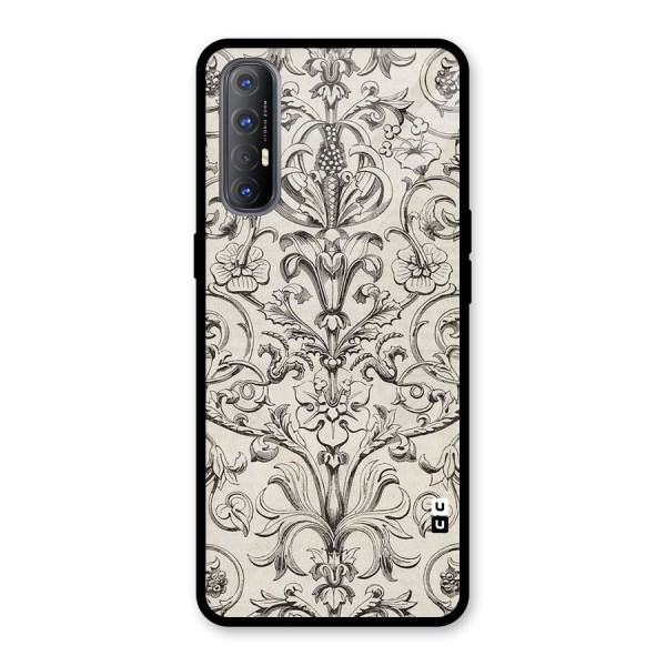 Pleasing Artsy Design Glass Back Case for Oppo Reno3 Pro