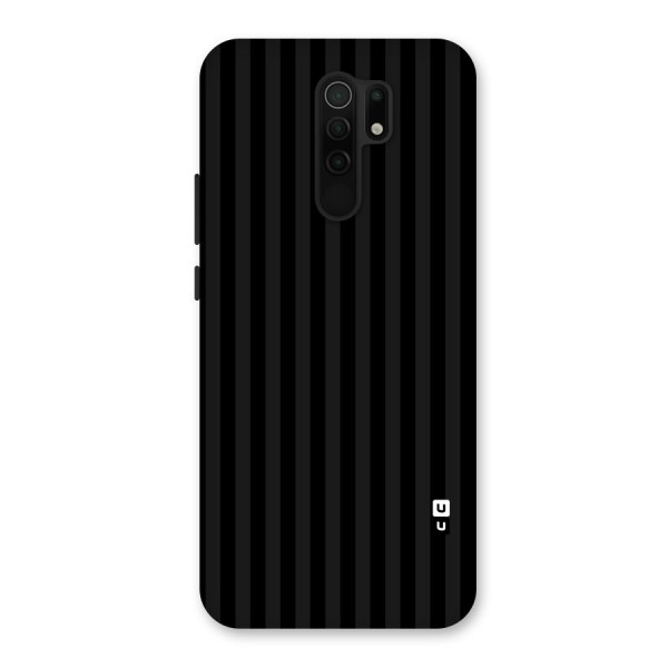 Pleasing Dark Stripes Back Case for Redmi 9 Prime