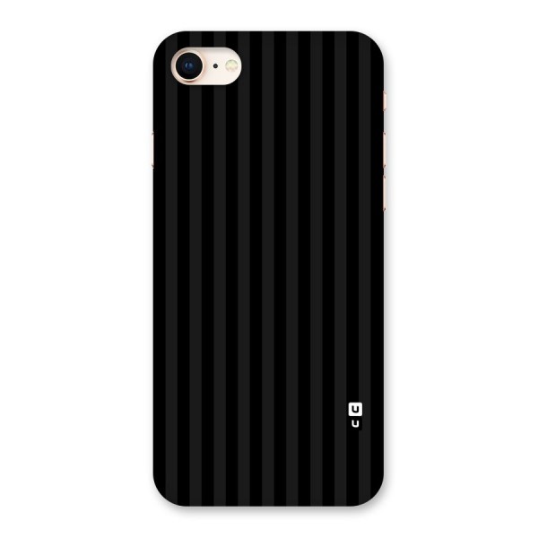 Pleasing Dark Stripes Back Case for iPhone 8