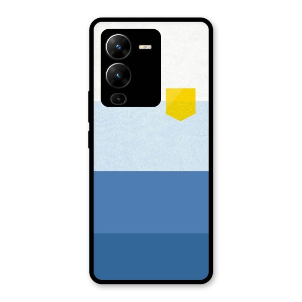 Pocket Stripes. Glass Back Case for Vivo V25 Pro