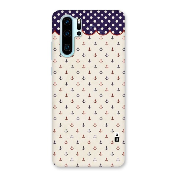 Polka Anchor Back Case for Huawei P30 Pro