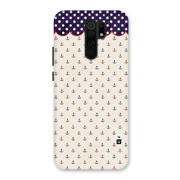 Polka Anchor Back Case for Redmi 9 Prime